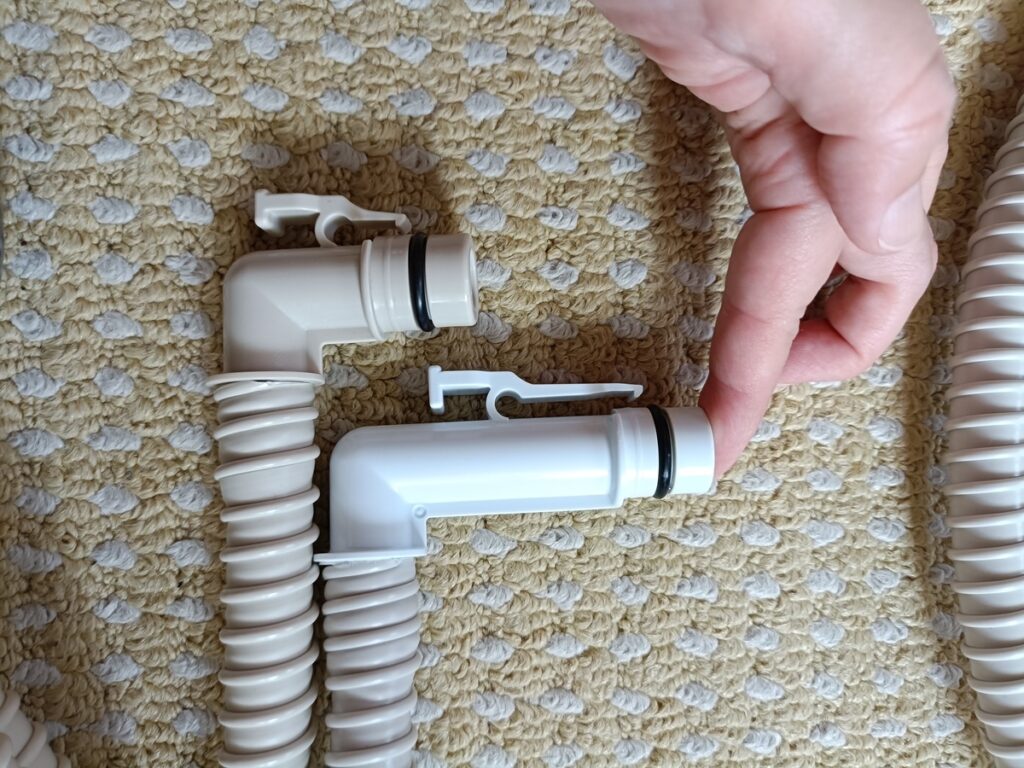洗濯機への接続部